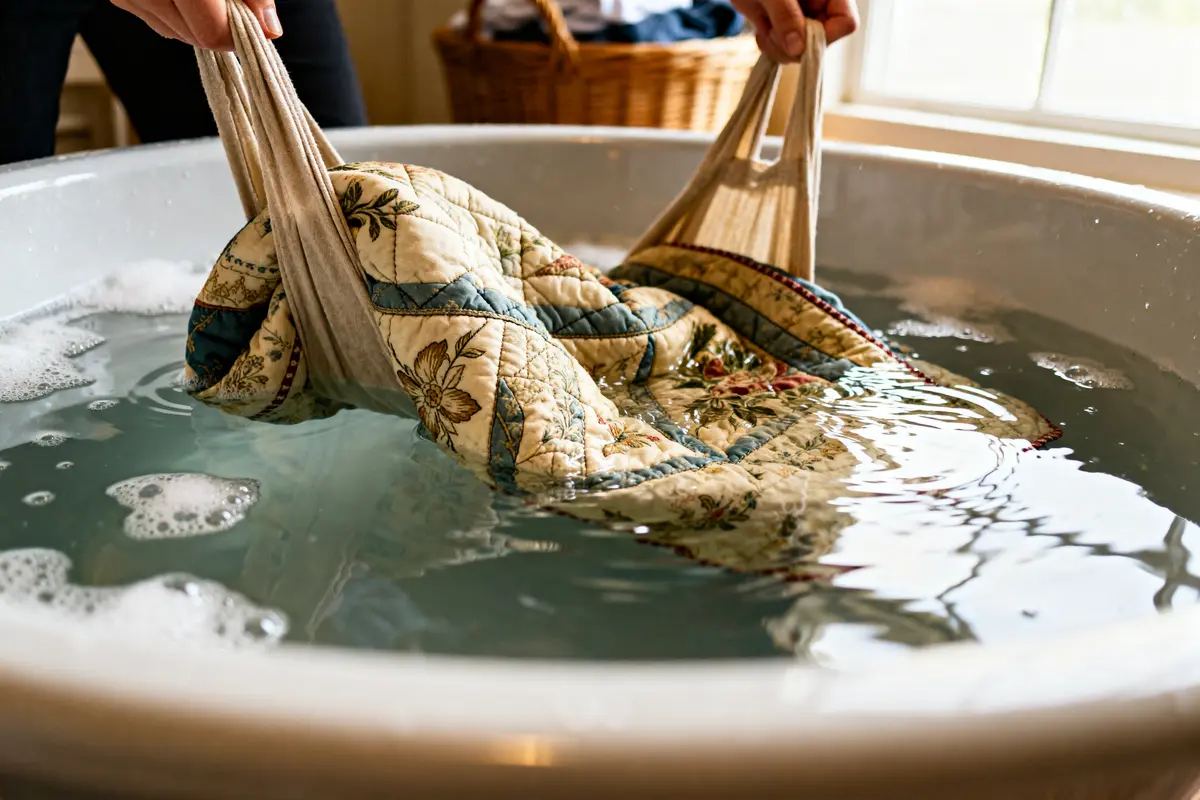 How to Wash an Antique Quilt With Safe Stain Removal Tips