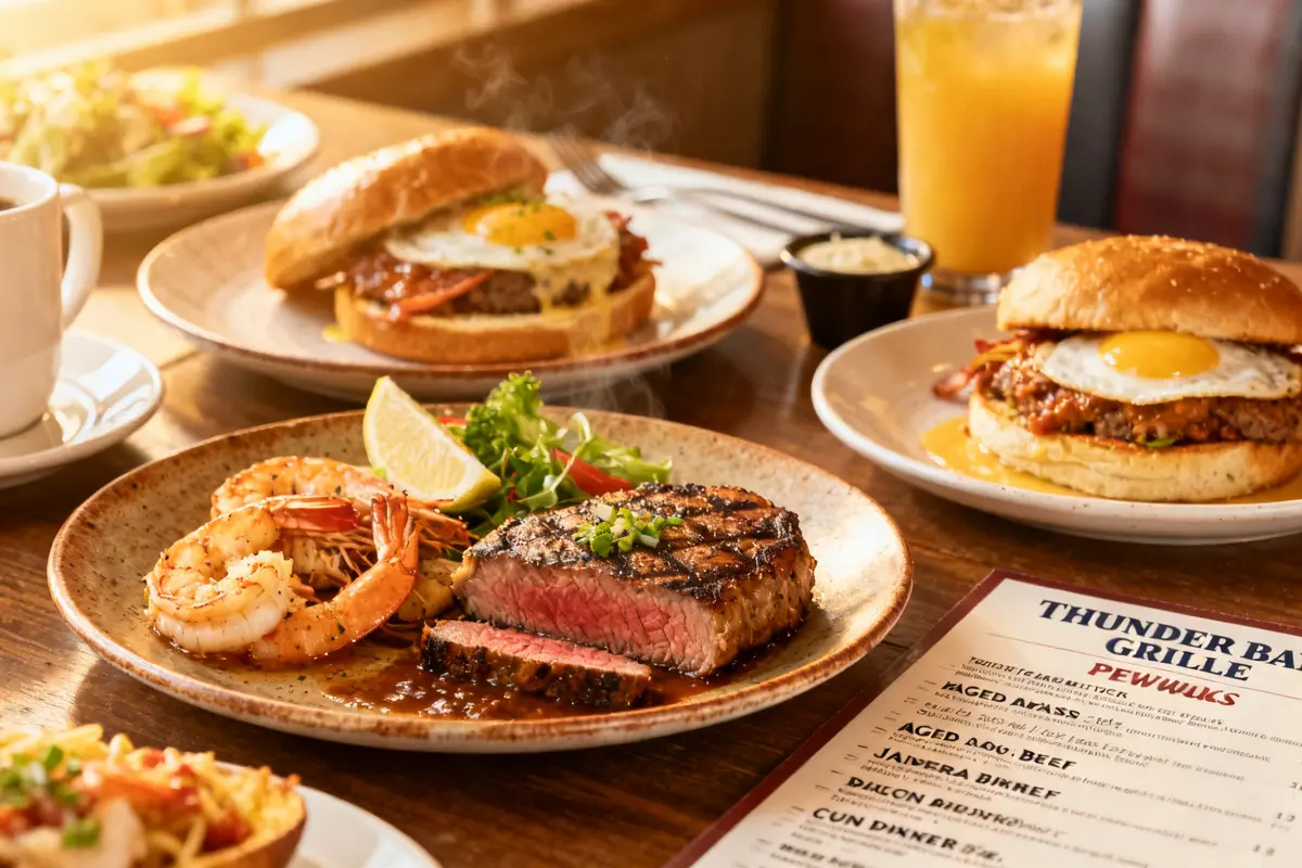 Thunder Bay Grille Pewaukee Menu: Brunch, Dinner & More Options